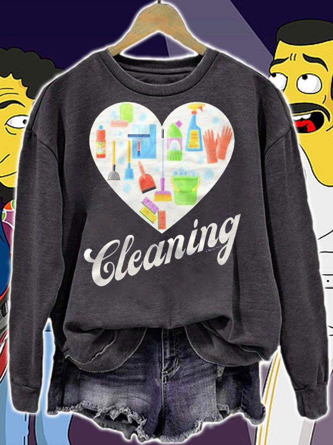 Cleaning Heart Maid Housekeeper Gift Shirt
