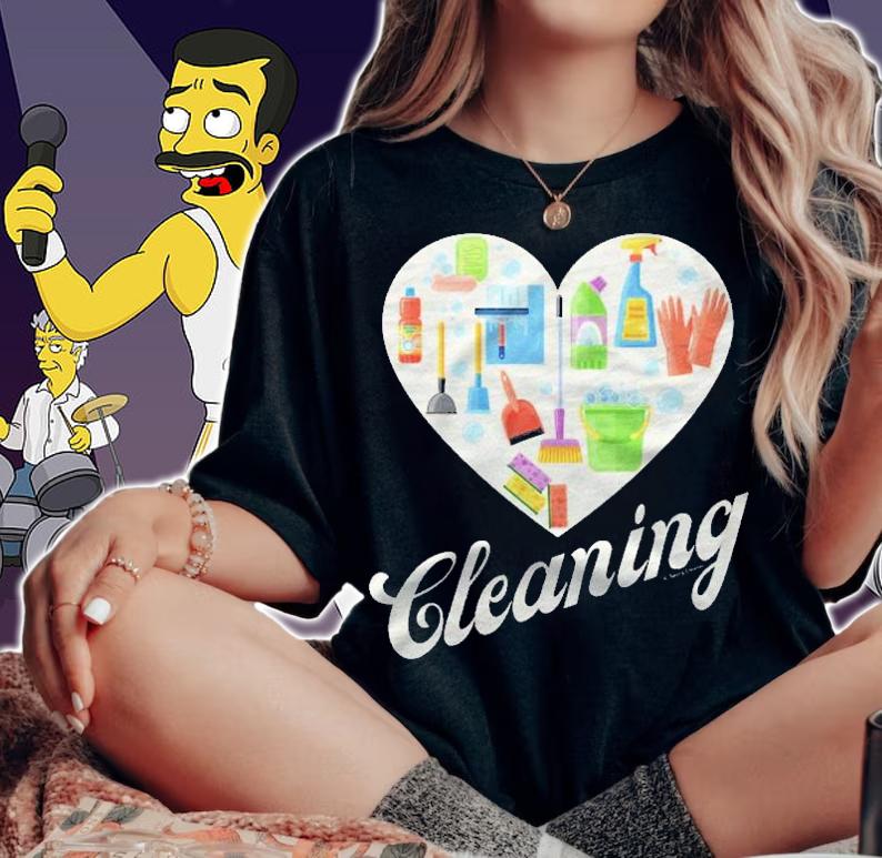 Cleaning Heart Maid Housekeeper Gift Shirt