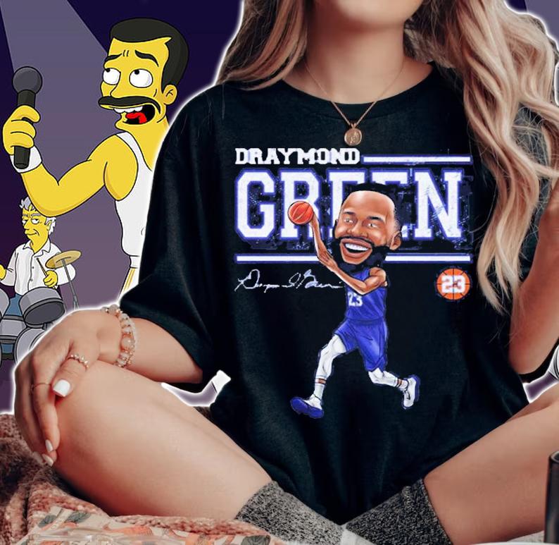 Draymond Green Golden State Cartoon Basketball Shirt woman shirt