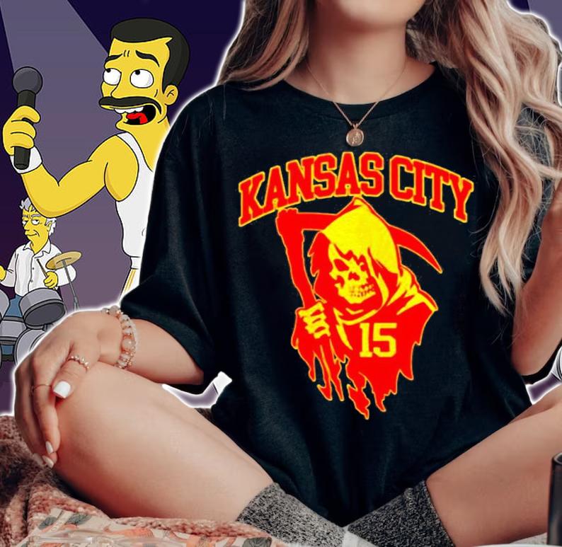 Fear The Reaper Patrick Mahomes Kansas City Chiefs T-Shirt woman shirt