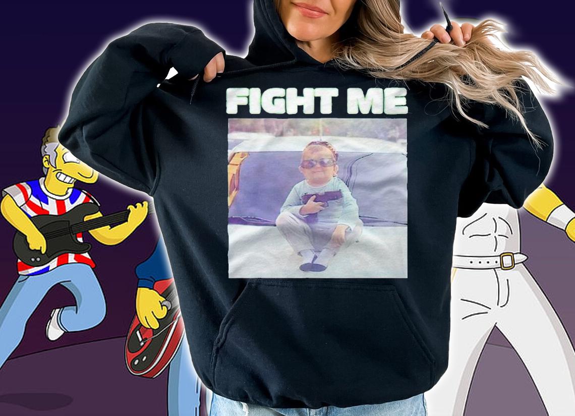 Hasbulla fight me gun T-shirt hoodie