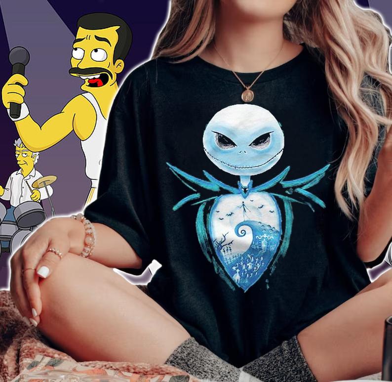 Inner Halloween Classic Jack Skellington Shirt woman shirt