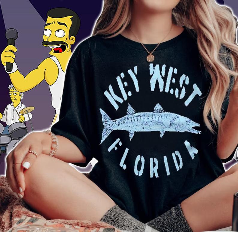 Key West Fl Great Barracuda Shirt woman shirt