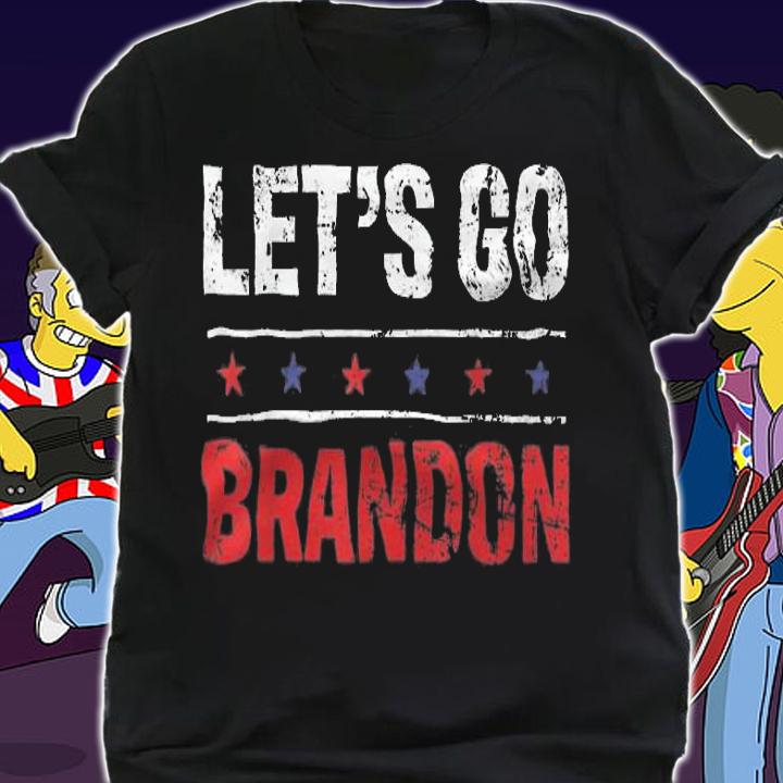 Let's Go Brandon Anti Liberal Conservative Vintage USA Flag T-Shirt shirt