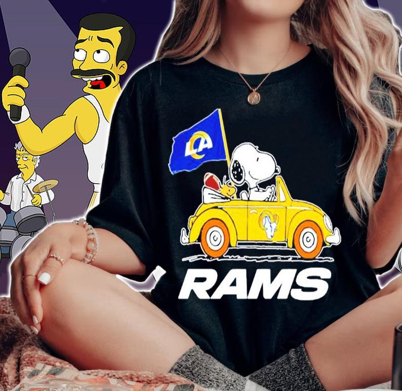 Los Angeles Rams Snoopy And Woodstock shirt
