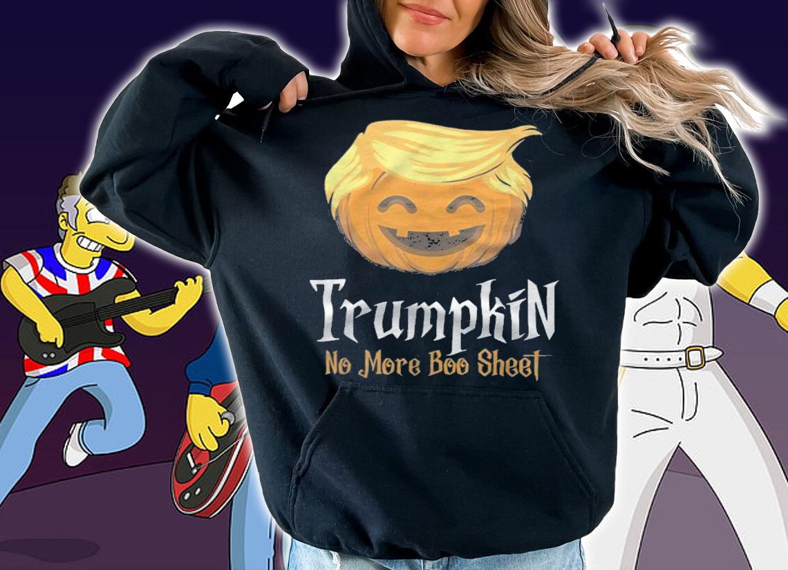 Premium trump Halloween No More Boo Sheet Costume T-Shirt hoodie