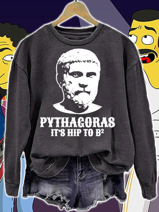 Pythagoras Shirt Hip To Be Square Funny Math Nerd T-Shirt
