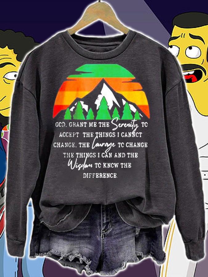 Recovery Prayer God Grant Me The Serenity T-Shirt