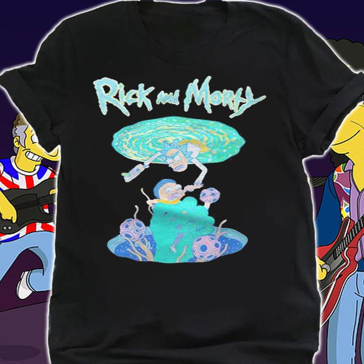 Rick and Morty portal funny T-shirt shirt
