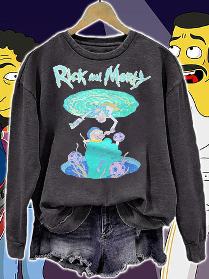 Rick and Morty portal funny T-shirt sweatshirt