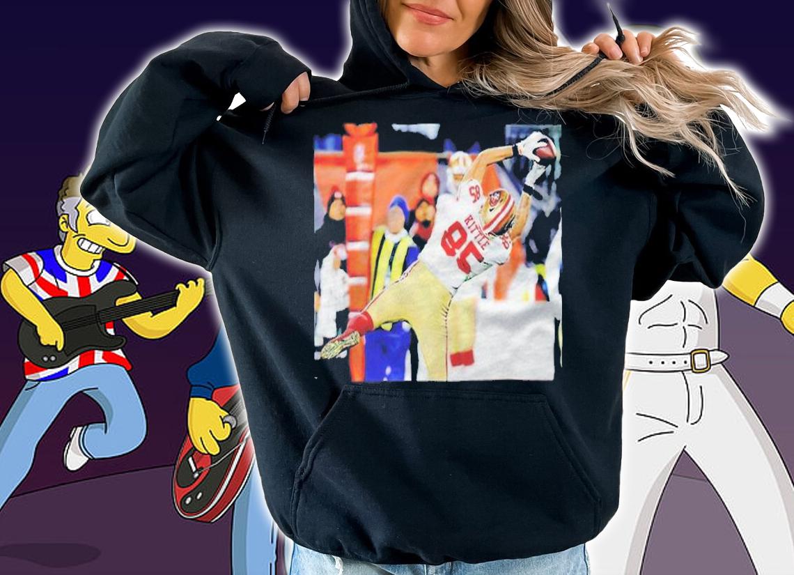 San Francisco 49er George Kittle Superhero T-shirt hoodie