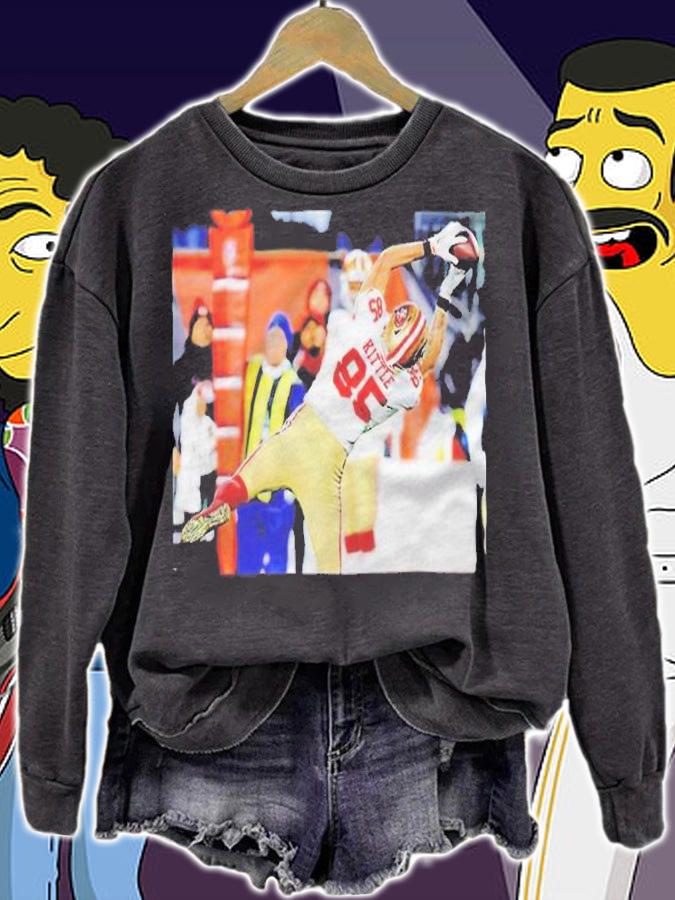 San Francisco 49er George Kittle Superhero T-shirt sweatshirt