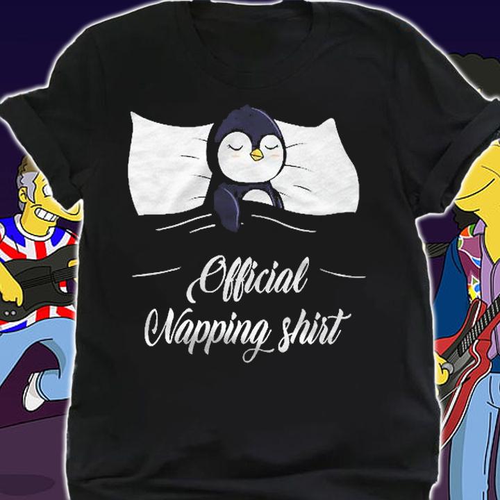 Sleeping Penguin Pyjamas Penguin Lover Official Napping Shirt shirt