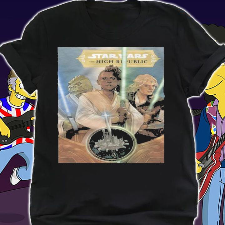 Star Wars The High Republic Hero cover poster T-shirt shirt