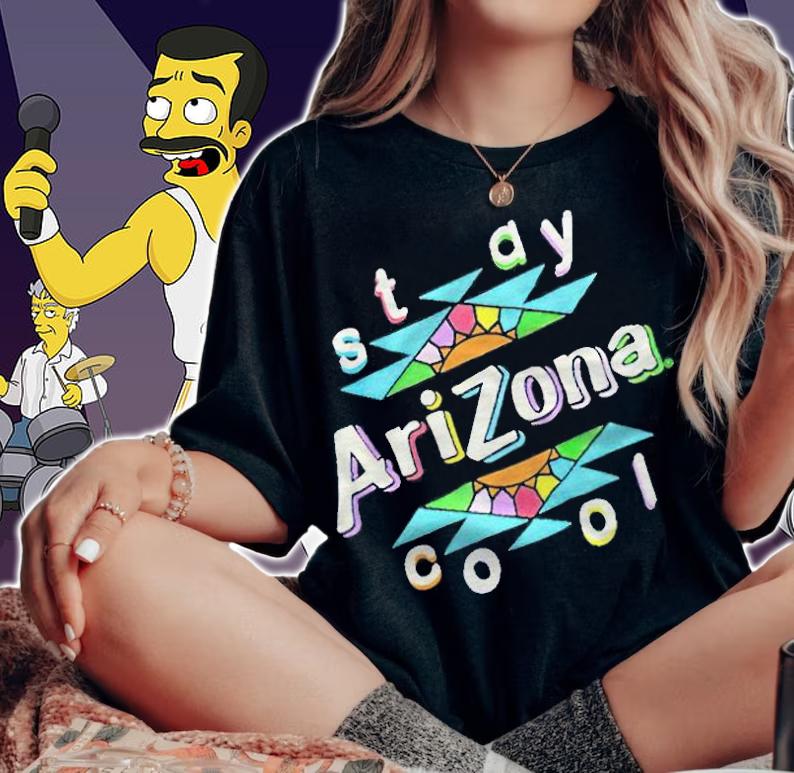 Stay Arizona cool mineral dye T-shirt
