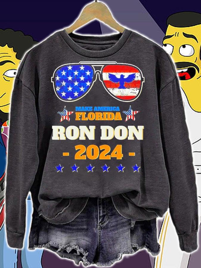 Sunglasses Make America Florida Ron Don 2024 t-shirt sweatshirt