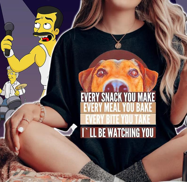 Ill Be Watching You , Dogs Lovers T-Shirt woman shirt