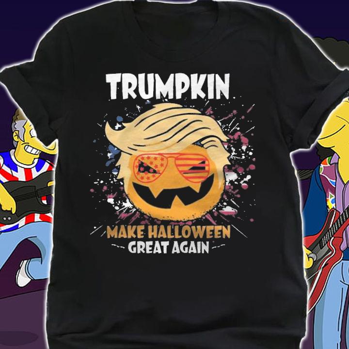 Official trumpkin Make Halloween Great Again Trump T-Shirt shirt