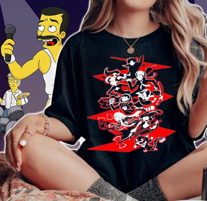 Persona 5 Confidants Characters Shirt woman shirt
