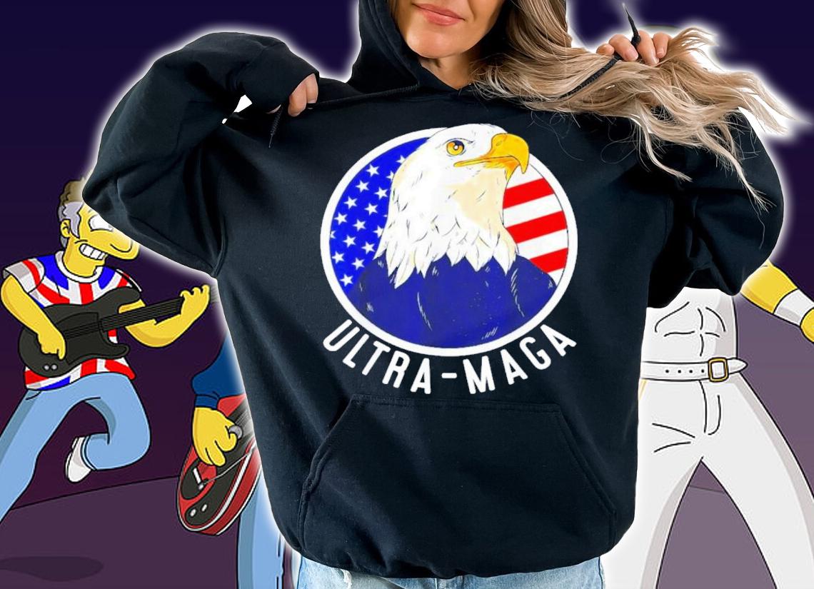 Ultra MAGA Great MAGA King Pro Trump Eagle Shirt hoodie