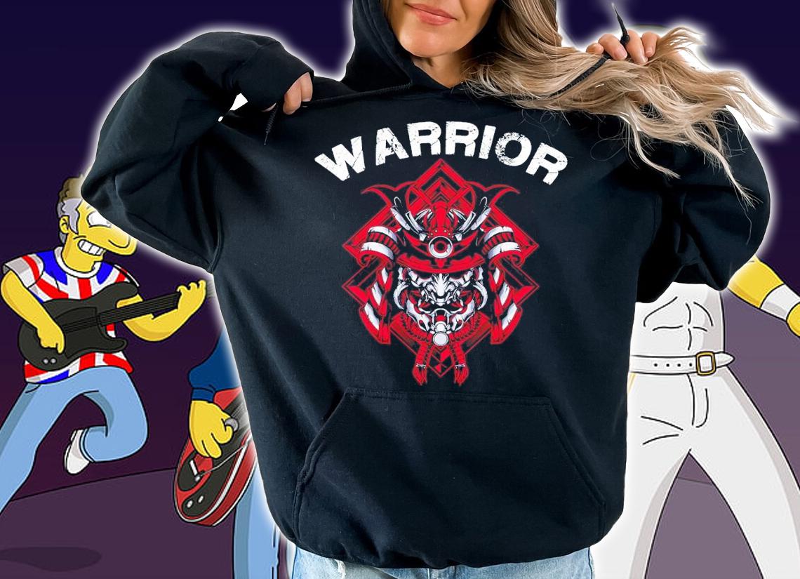 Warrior Samurai shirt, sweater hoodie and tank top hoodie