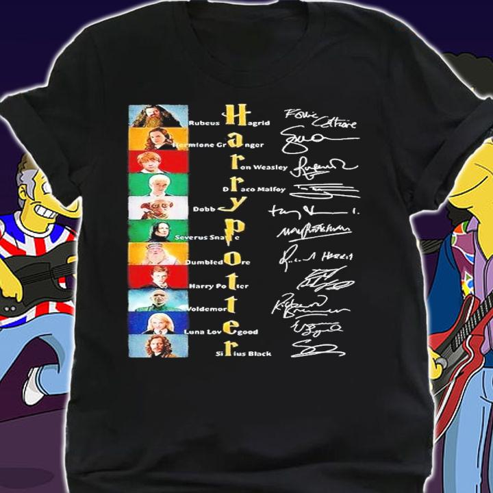 Harry Potter Characters Signatures Shirt