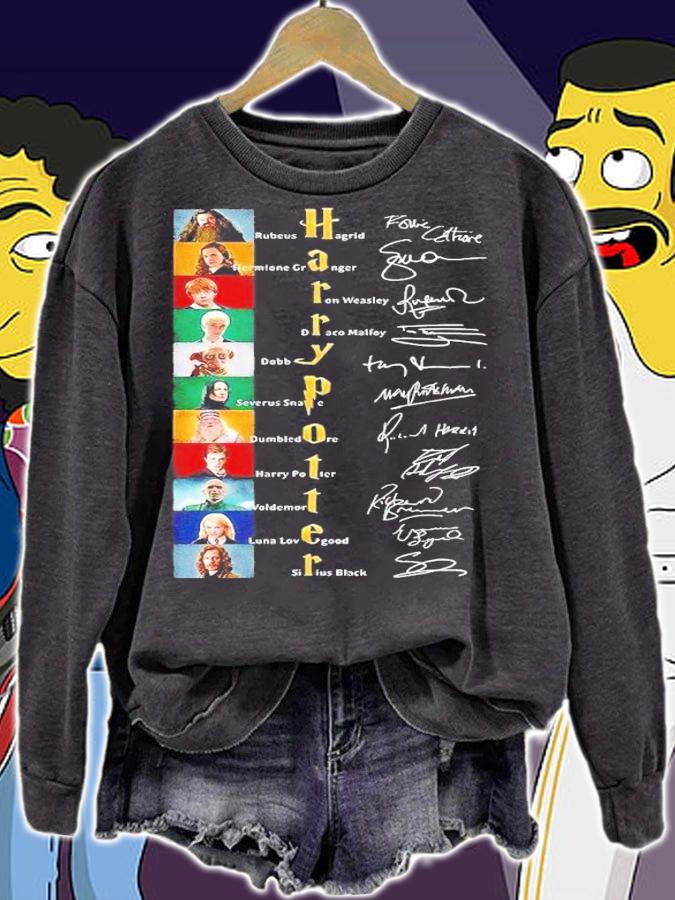Harry Potter Characters Signatures Shirt