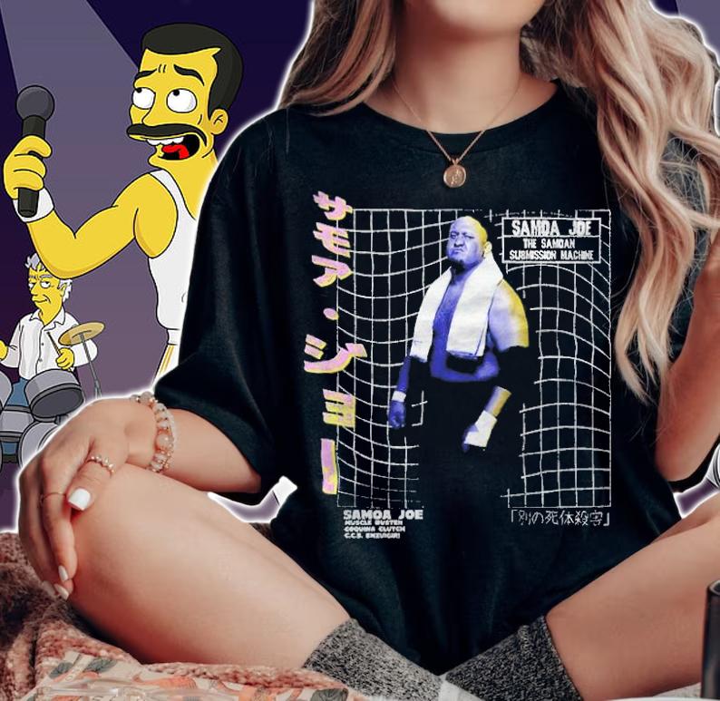 Samoa Joe the Samdan submission machine T-shirt