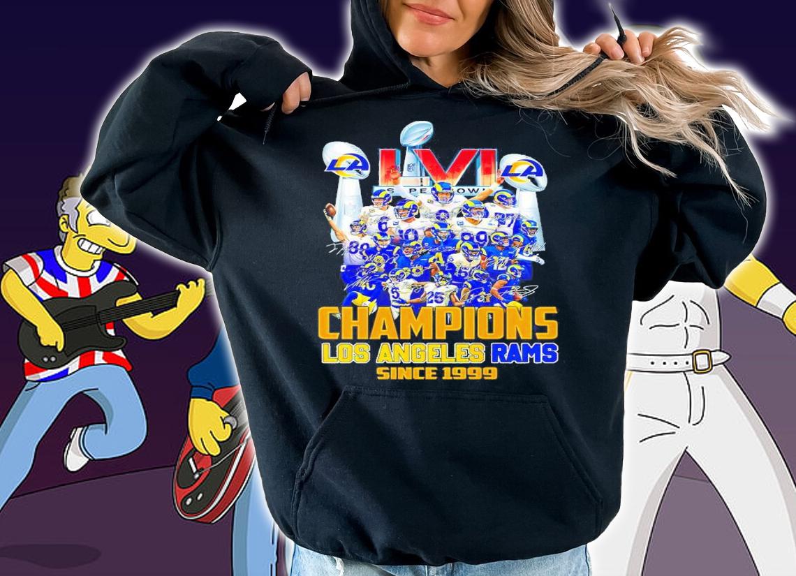 Champions Los Angeles Rams Since 1999 Signatures Shirt
