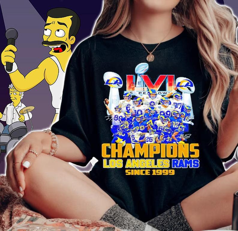 Champions Los Angeles Rams Since 1999 Signatures Shirt