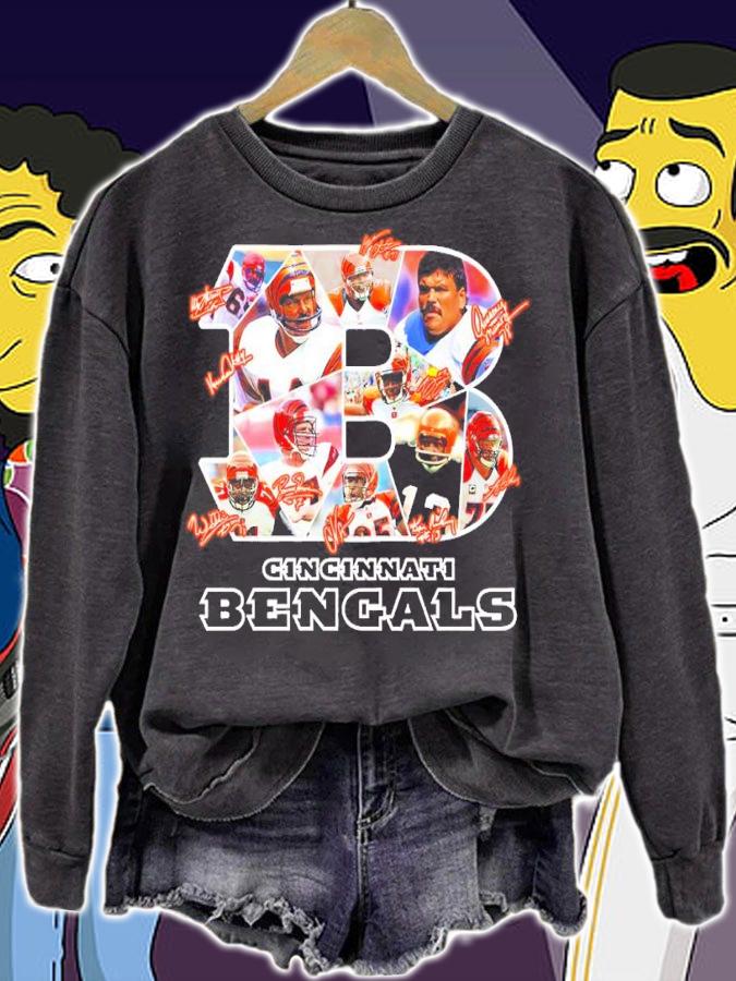 Cincinnati Bengals Football Team Signatures Shirt sweatshirt