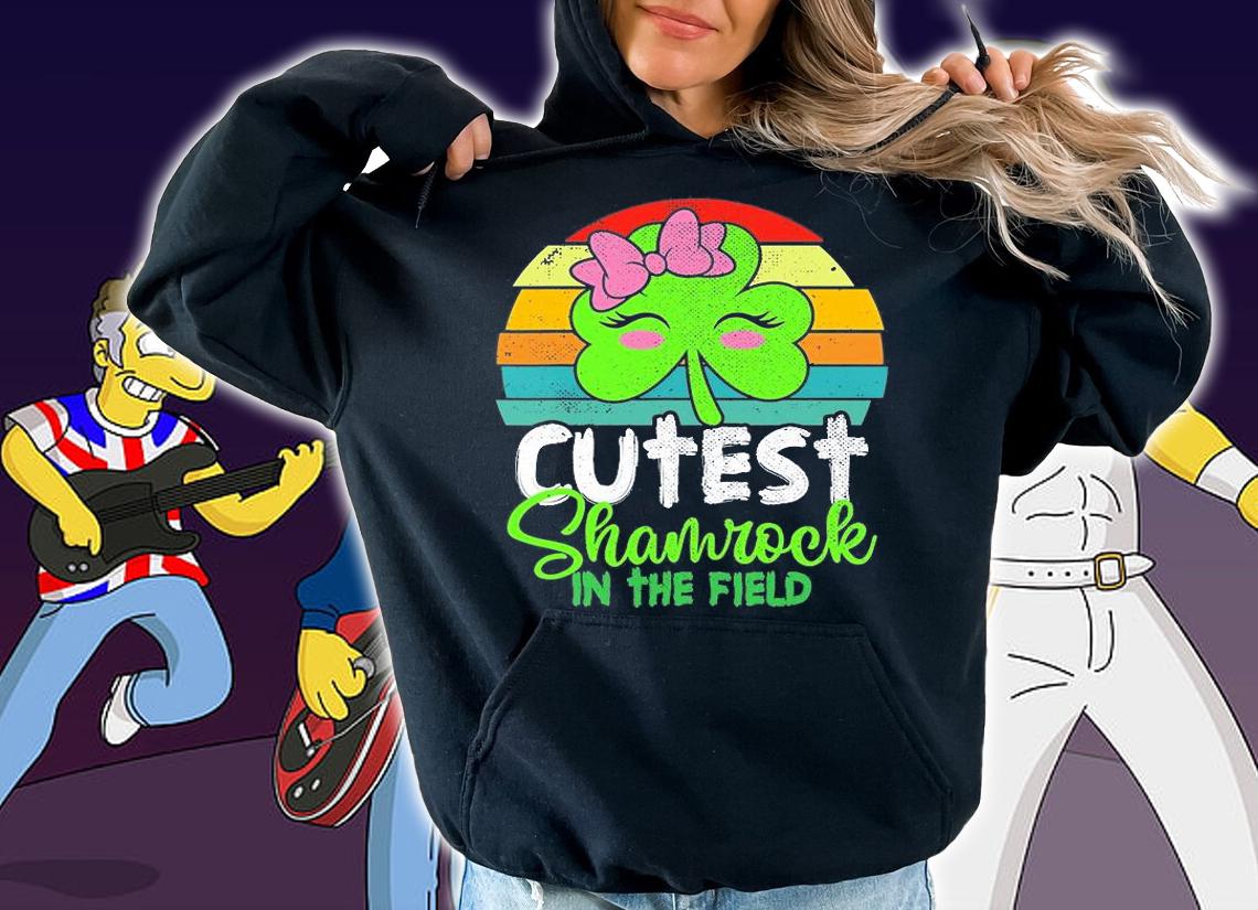 Cutest Shamrock In The Field St Patricks Day T-Shirt
