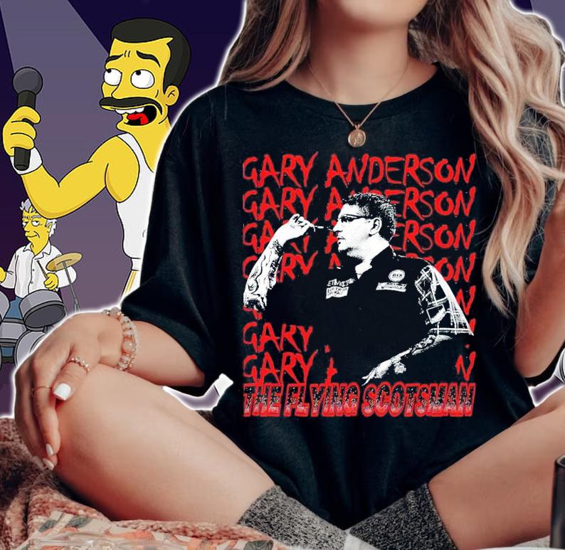 Gary Anderson The Flying Scotsman Shirt woman shirt