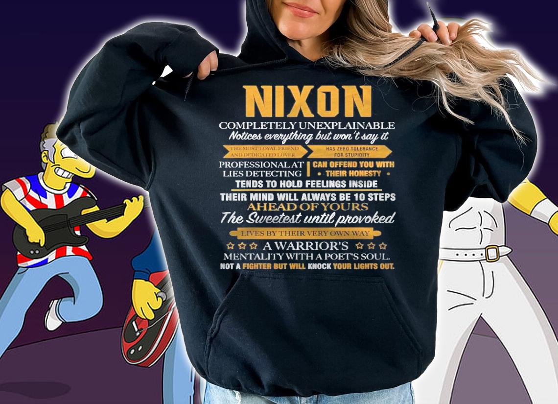 Nixon Completely Unexplainable Name Shirt Front Print 1Kana Shirt hoodie