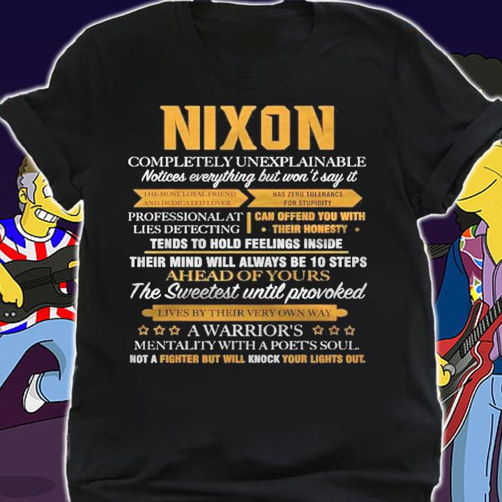 Nixon Completely Unexplainable Name Shirt Front Print 1Kana Shirt shirt