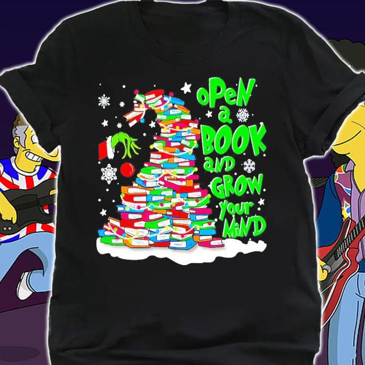 Open a Book and Grow your mind Christmas shirt shirt