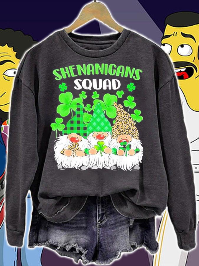 Shenanigans Squad St Patrick's Day T-Shirt sweatshirt