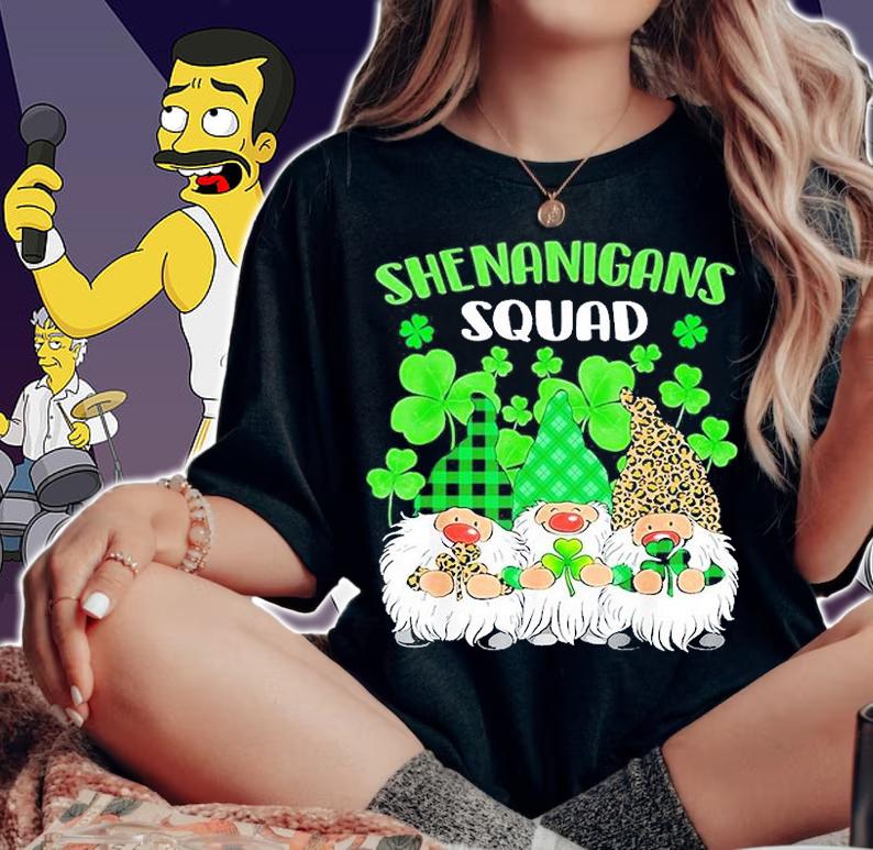 Shenanigans Squad St Patrick's Day T-Shirt woman shirt