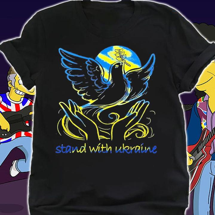 Stand With Ukraine Freedom And Peace T-Shirt shirt