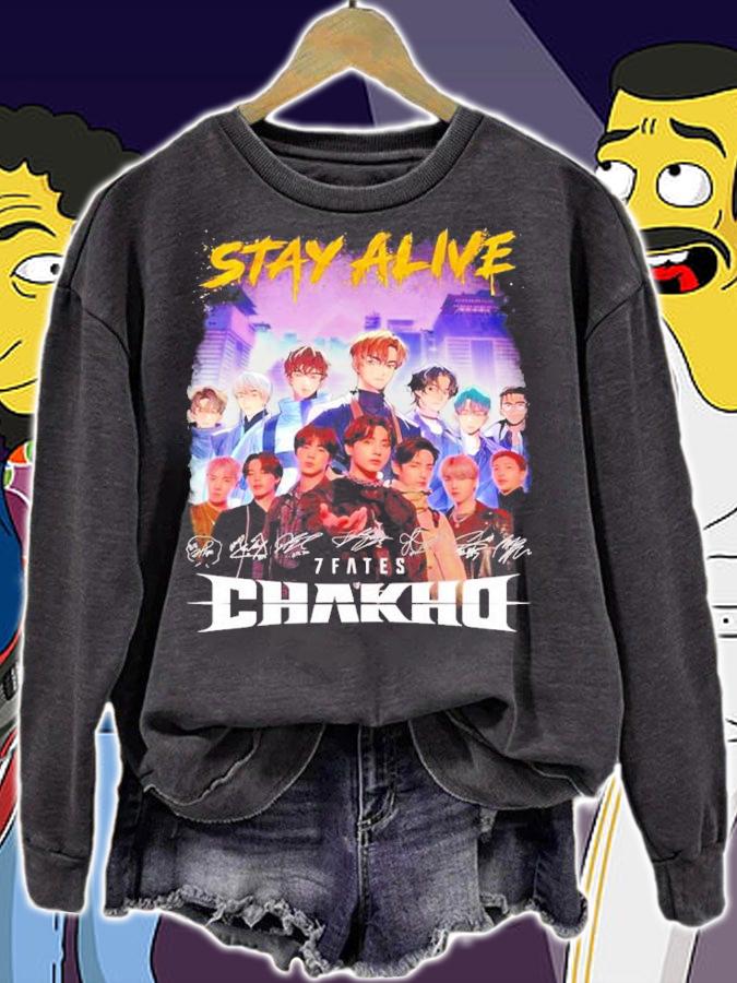 Stay Alive 7 Fates Chakho Signatures Shirt sweatshirt