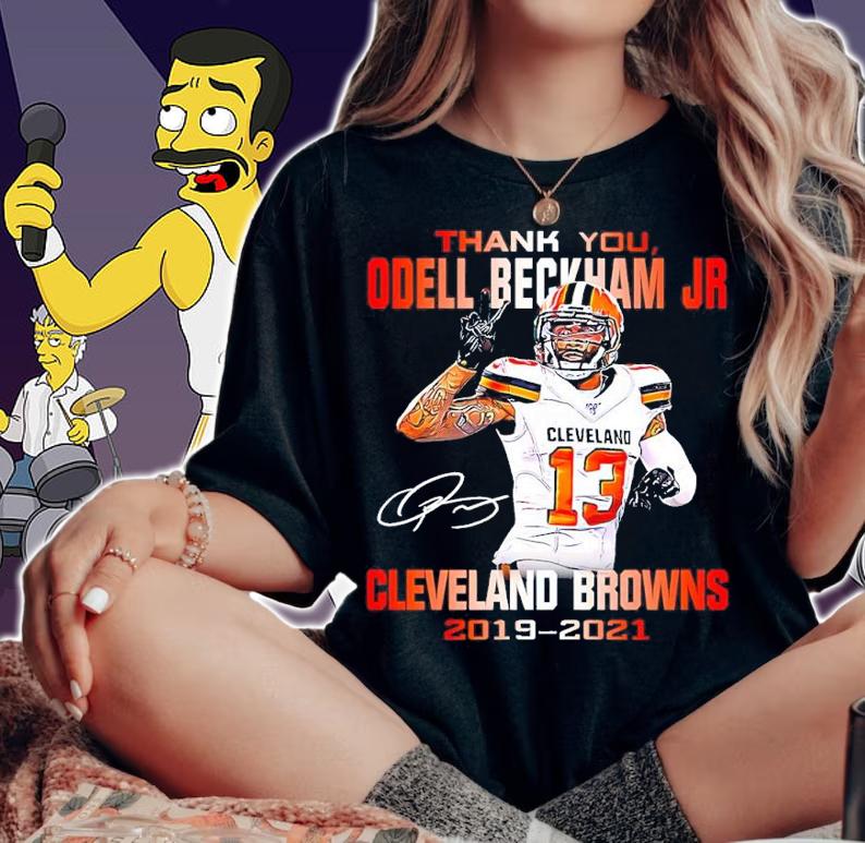 Thank you Odell Beckham Jr Cleveland Browns 2019-2021 signature shirt woman shirt