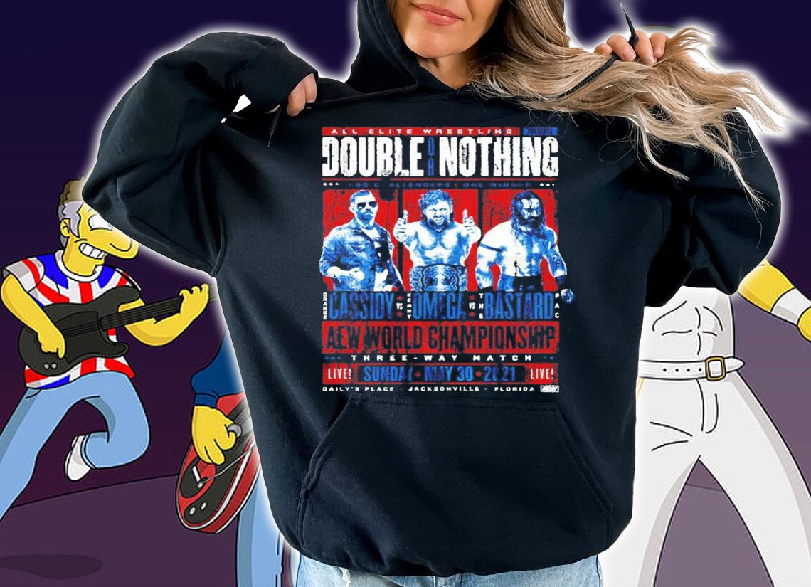 All elite wrestling Double or Nothing Cassidy Omega Bastard shirt