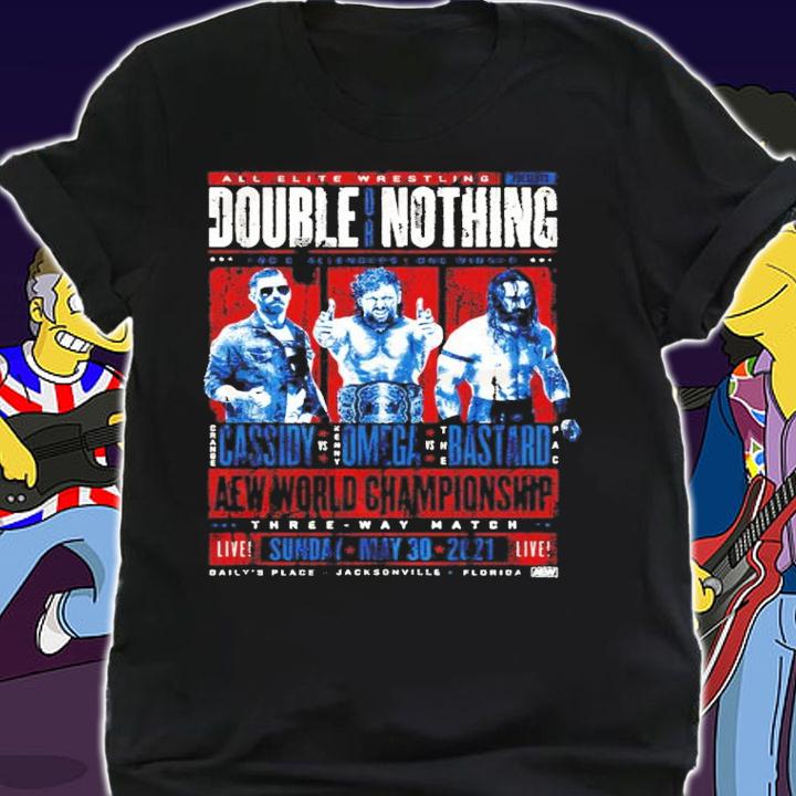 All elite wrestling Double or Nothing Cassidy Omega Bastard shirt
