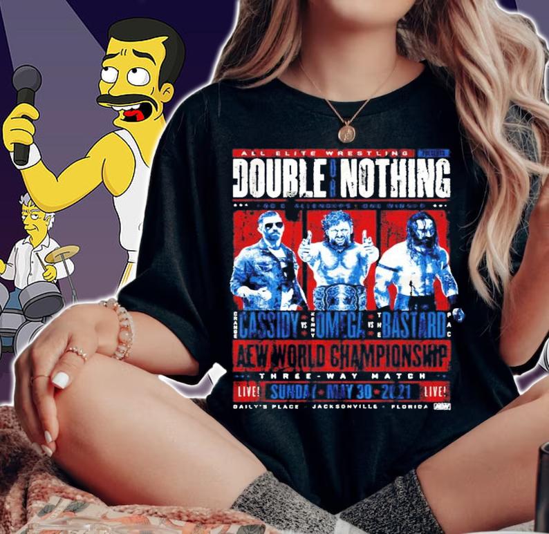 All elite wrestling Double or Nothing Cassidy Omega Bastard shirt