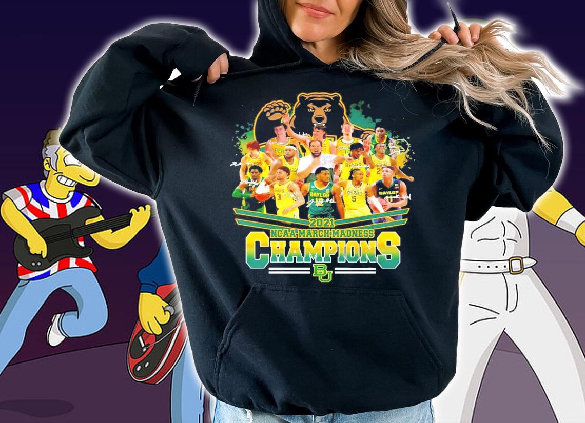 Baylor Bears 2021 NCAA March Madness Champions shirt