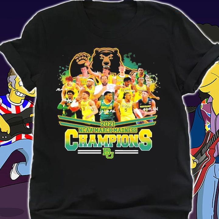 Baylor Bears 2021 NCAA March Madness Champions shirt