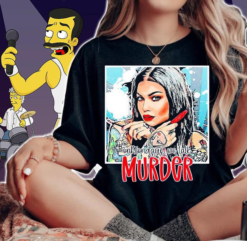 Murder Mystery on mondays we talk Murder T-shirt woman shirt
