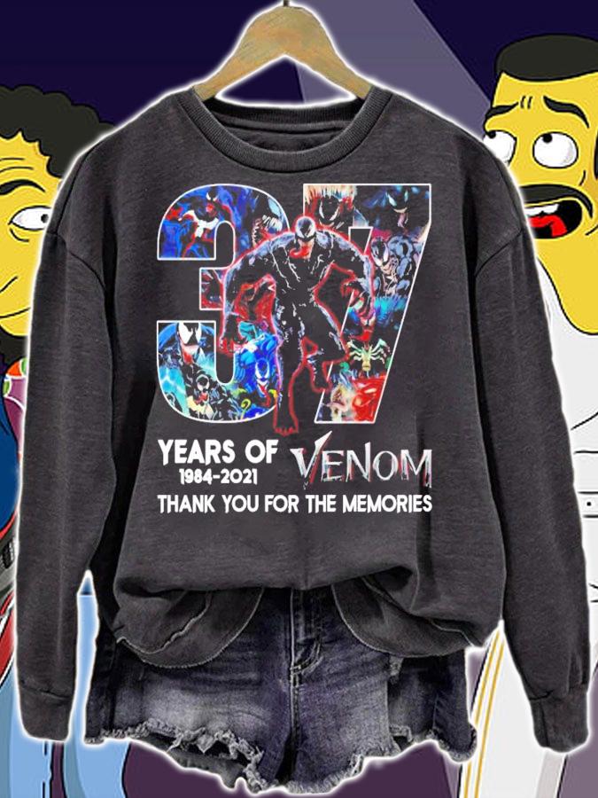 37 Years Of 1984-2021 Venom Thank You For The Memories Shirt sweatshirt