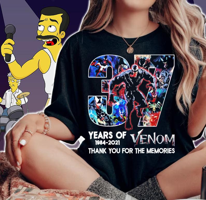 37 Years Of 1984-2021 Venom Thank You For The Memories Shirt woman shirt