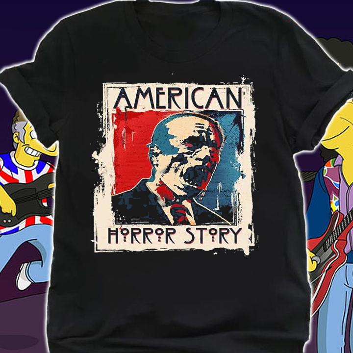 Creepy American Horror Story Zombie President Biden T-Shirt shirt
